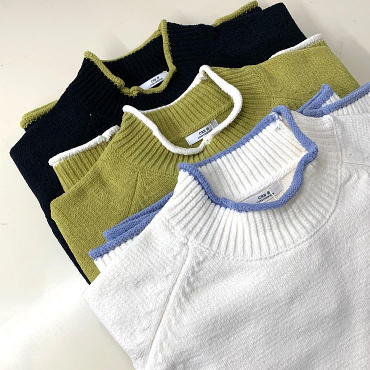 配色モールハイネックニット | non-hedge  | 詳細画像6