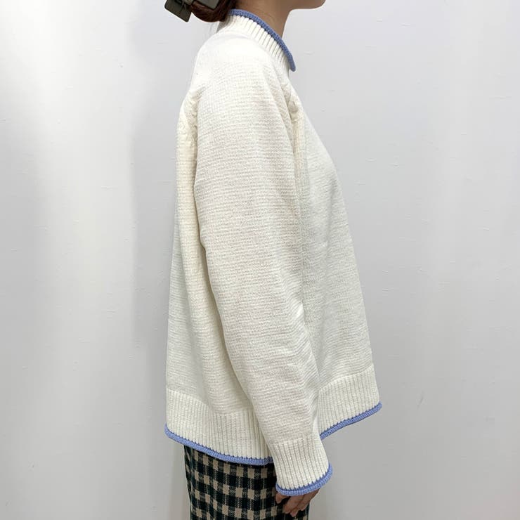 配色モールハイネックニット | non-hedge  | 詳細画像8