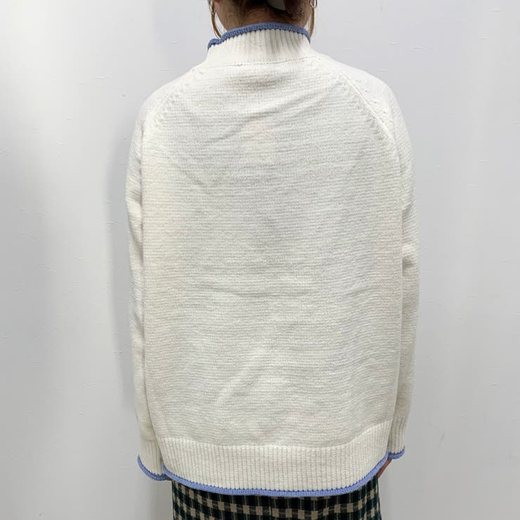 配色モールハイネックニット | non-hedge  | 詳細画像9