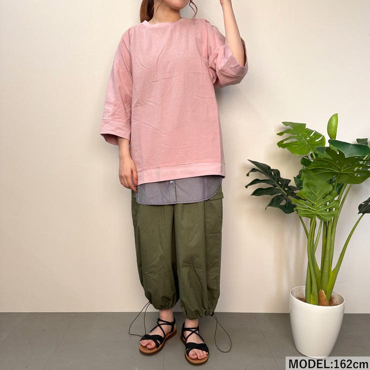 裾シャツ見せタンクトップ[品番：NHGW0003671]｜non-hedge