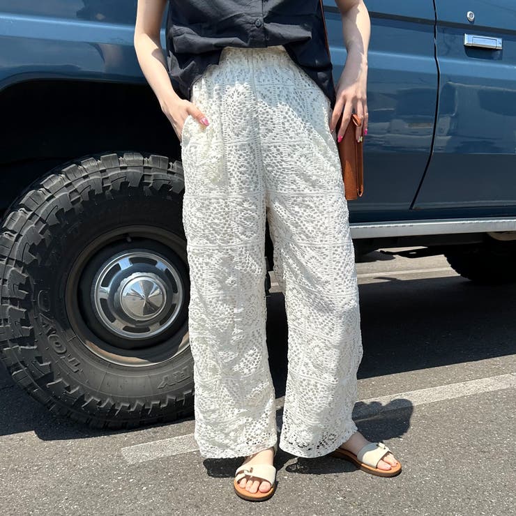 ミンクチェアー・総レースワイドパンツ XakMYiVL.jpg