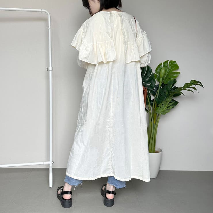 限定値下げ！TEVALT 新品　フリル　ワンピース　日本製 妖精フィッシュテールフリルワンピース（ワンピース