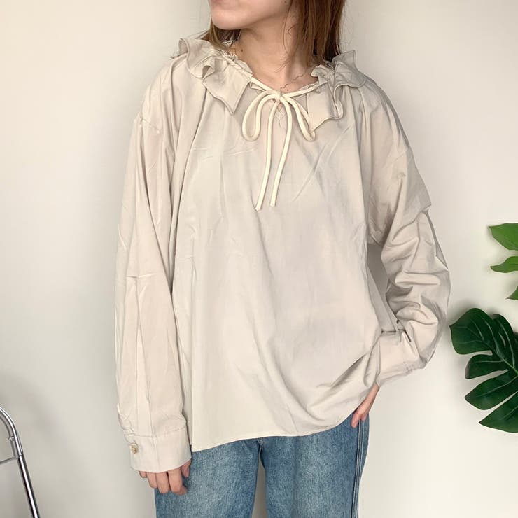 フリルブラウス | non-hedge  | 詳細画像10 