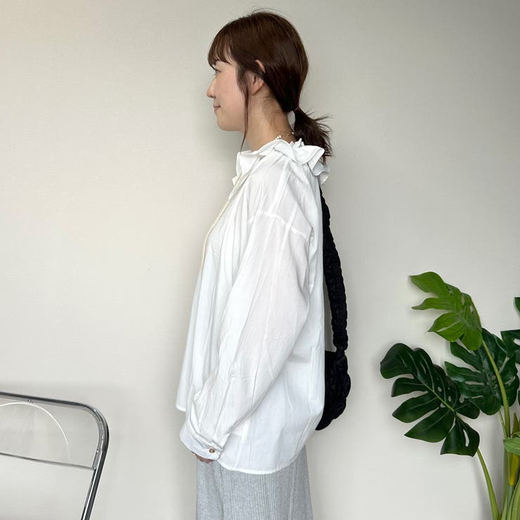 フリルブラウス | non-hedge  | 詳細画像1 