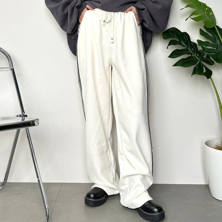 Na+H inheritコーデュロイパンツ 変形コーデュロイ ワイドフレアパンツ | NOMBRE IMPAIR