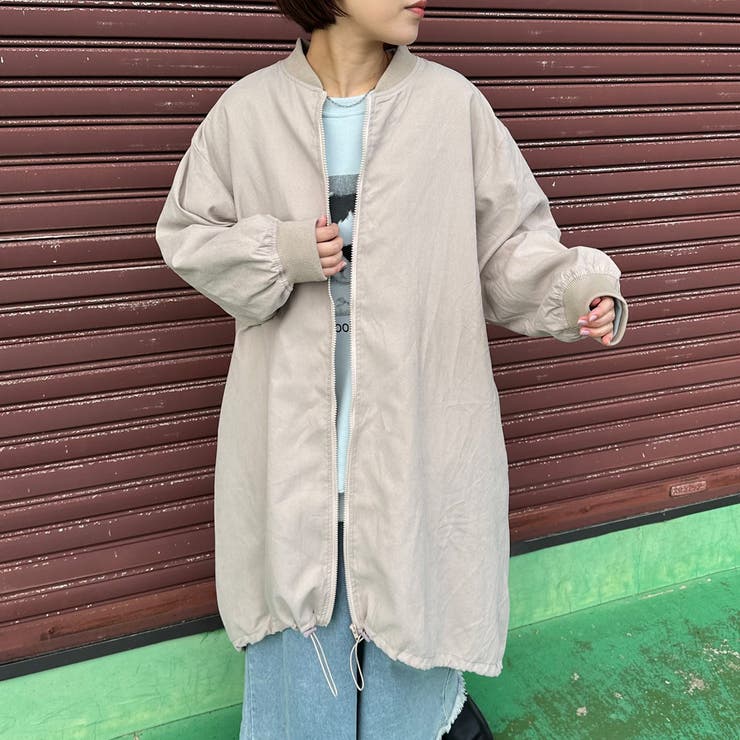 ベージュ | ピーチロングMA-1 | non-hedge 