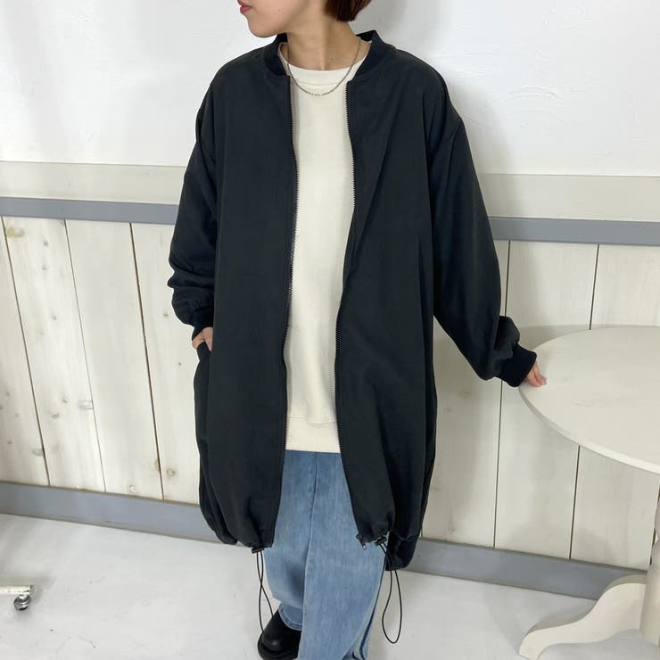 ブラック | ピーチロングMA-1 | non-hedge 