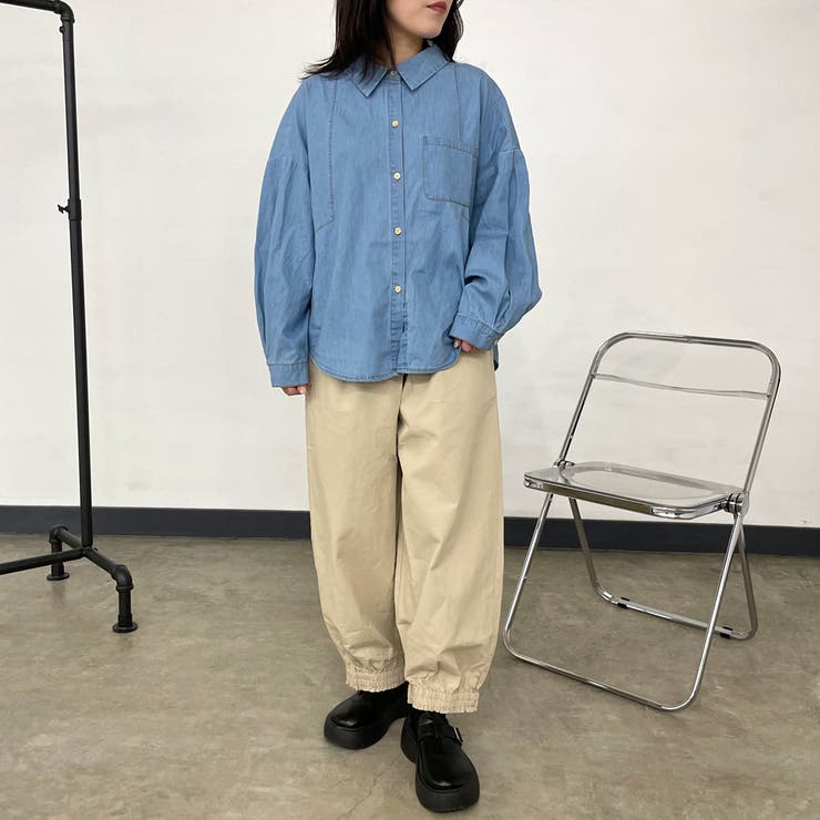 裾スモッキングパンツ | non-hedge  | 詳細画像42 