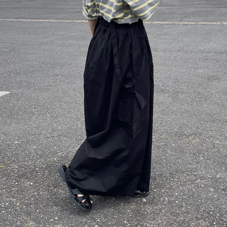 サス付きカーゴワイドパンツ | non-hedge  | 詳細画像13 