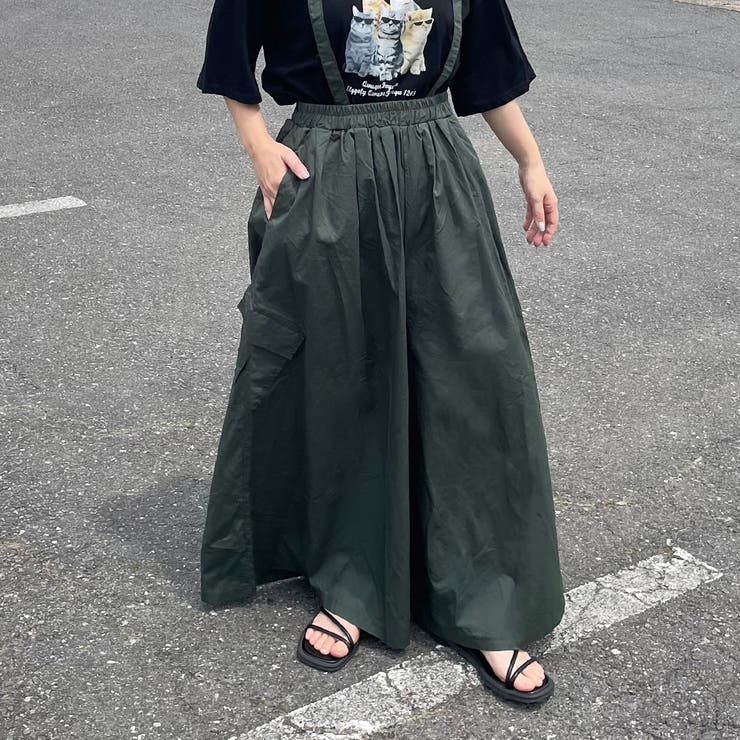 サス付きカーゴワイドパンツ | non-hedge  | 詳細画像17 