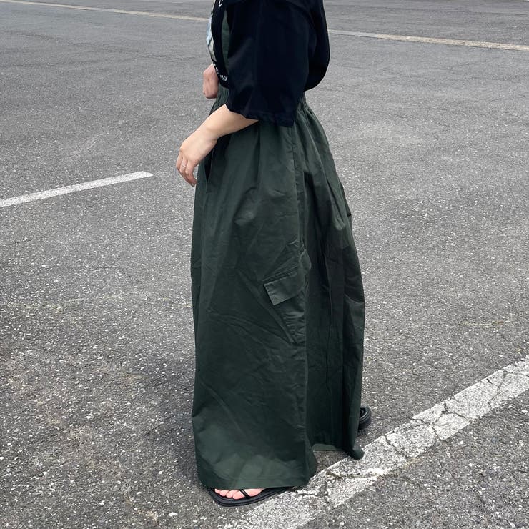 サス付きカーゴワイドパンツ | non-hedge  | 詳細画像22 