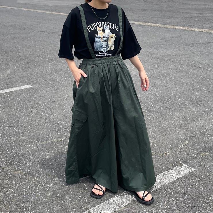 サス付きカーゴワイドパンツ | non-hedge  | 詳細画像24 