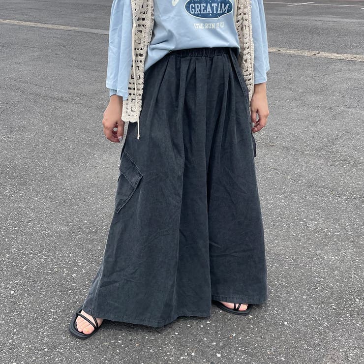 サス付きカーゴワイドパンツ | non-hedge  | 詳細画像2 