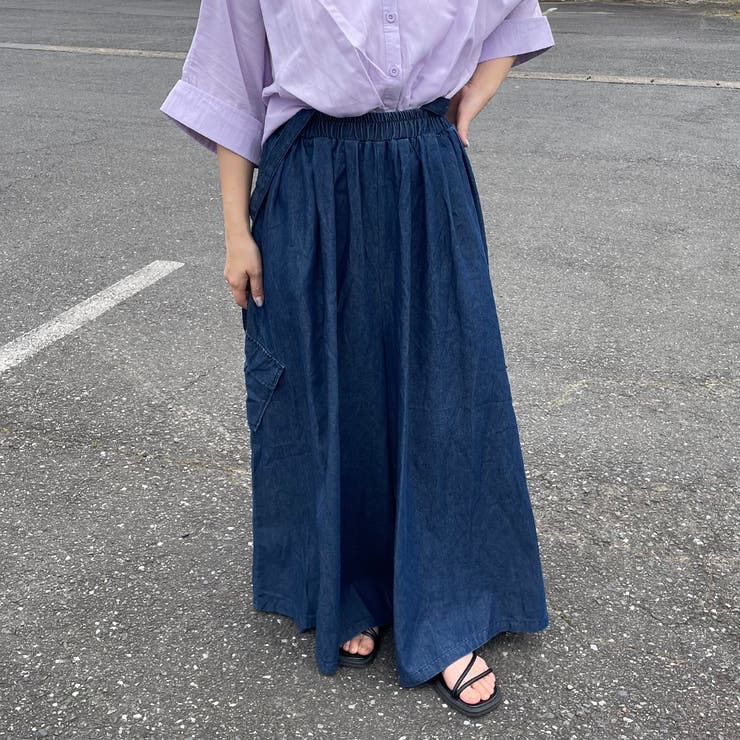 サス付きカーゴワイドパンツ | non-hedge  | 詳細画像27 