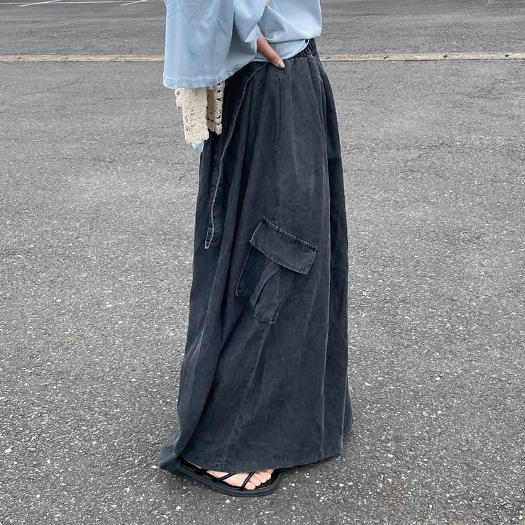 サス付きカーゴワイドパンツ | non-hedge  | 詳細画像6 