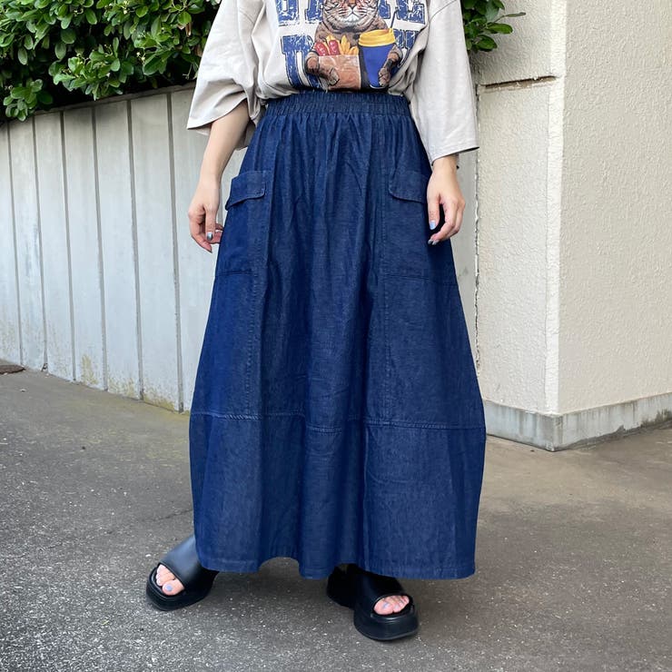 カーゴフレアスカート[品番：NHGW0005909]｜non-hedge