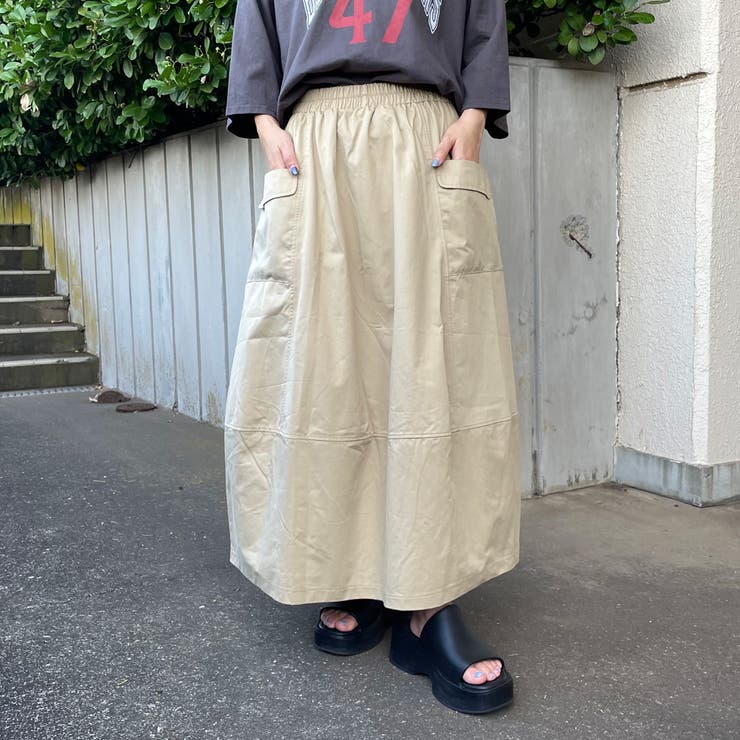 カーゴフレアスカート | non-hedge  | 詳細画像1 