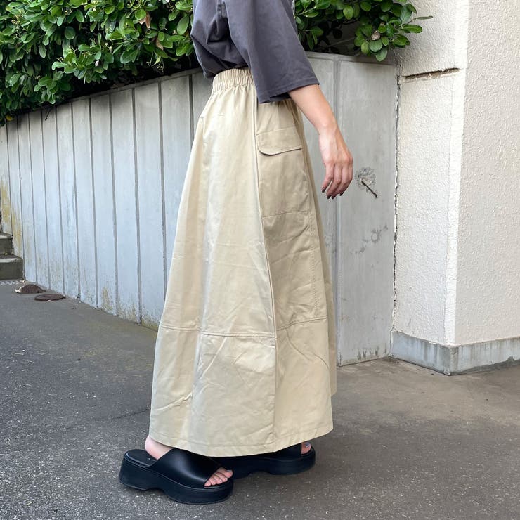 カーゴフレアスカート | non-hedge  | 詳細画像3 