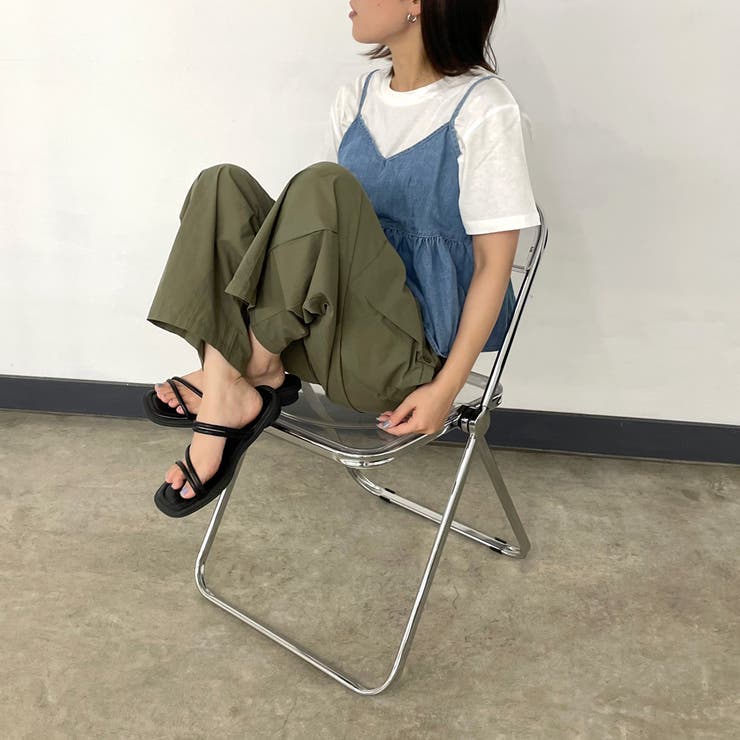 薄ツイル裾ダーツカーゴパンツ | non-hedge  | 詳細画像13 