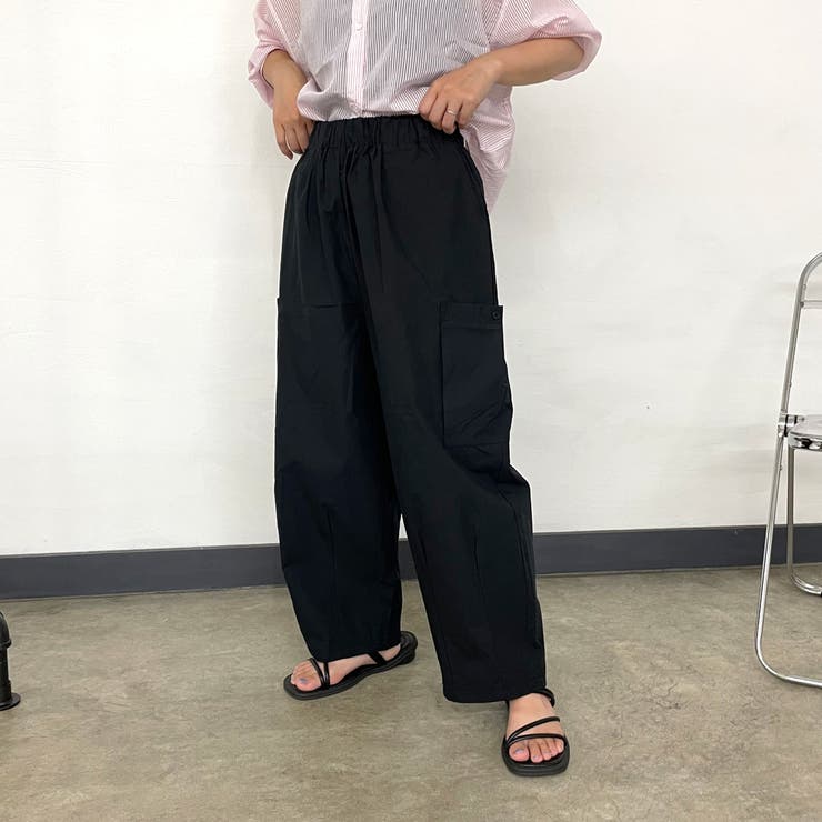 薄ツイル裾ダーツカーゴパンツ | non-hedge  | 詳細画像19 