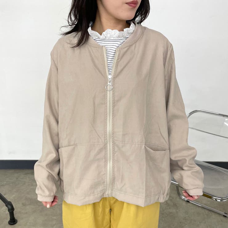 ベージュ | ピーチブルゾン | non-hedge 