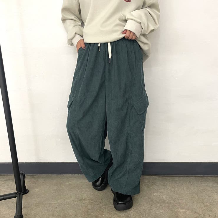 コーデュロイカーゴイージーパンツ | non-hedge  | 詳細画像2 