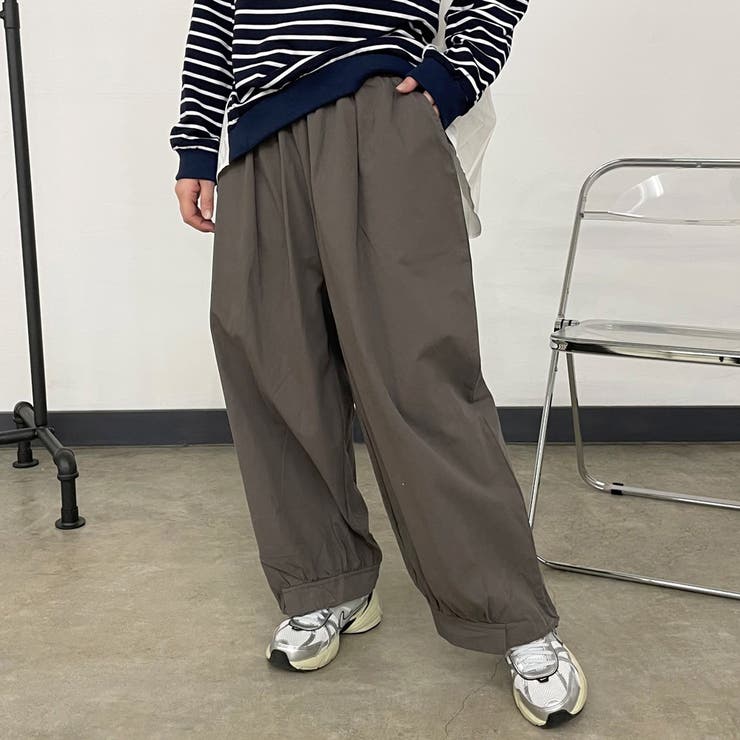 ツイル裾ドロストイージーパンツ | non-hedge  | 詳細画像12 