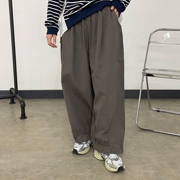 ツイル裾ドロストイージーパンツ | non-hedge  | 詳細画像13 