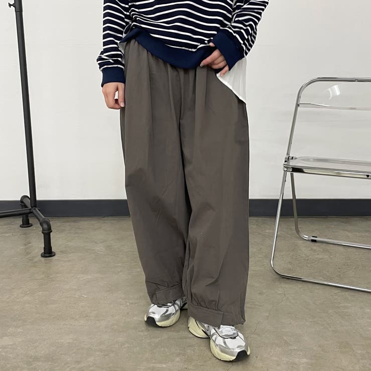 ツイル裾ドロストイージーパンツ | non-hedge  | 詳細画像14 