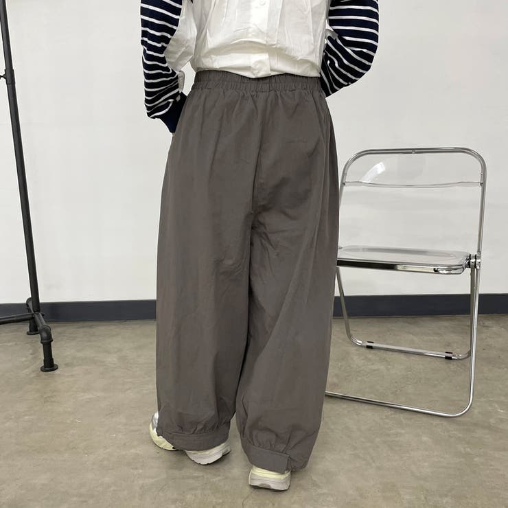 ツイル裾ドロストイージーパンツ | non-hedge  | 詳細画像16 