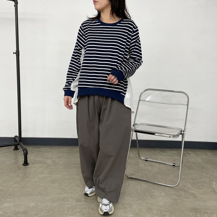 ツイル裾ドロストイージーパンツ | non-hedge  | 詳細画像17 