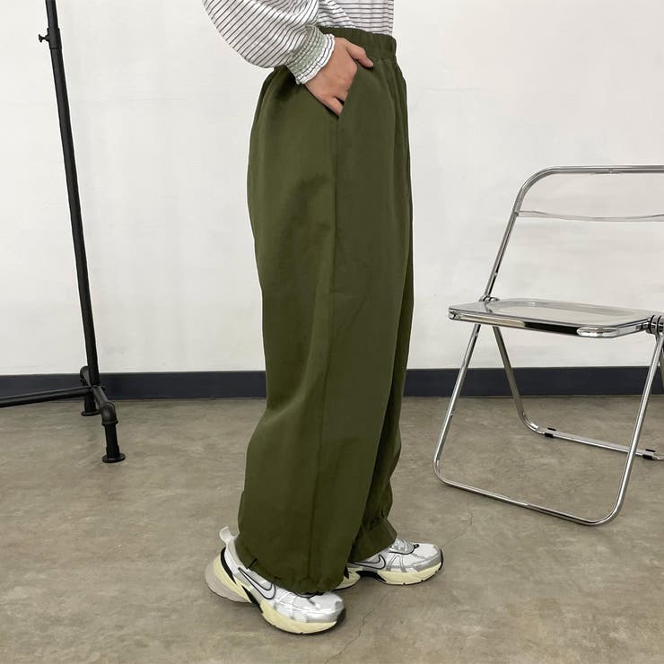 ツイル裾ドロストイージーパンツ | non-hedge  | 詳細画像22 