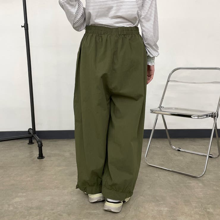 ツイル裾ドロストイージーパンツ | non-hedge  | 詳細画像23 