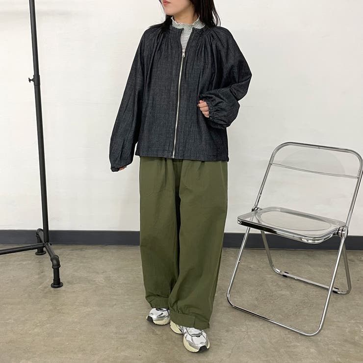 ツイル裾ドロストイージーパンツ | non-hedge  | 詳細画像25 