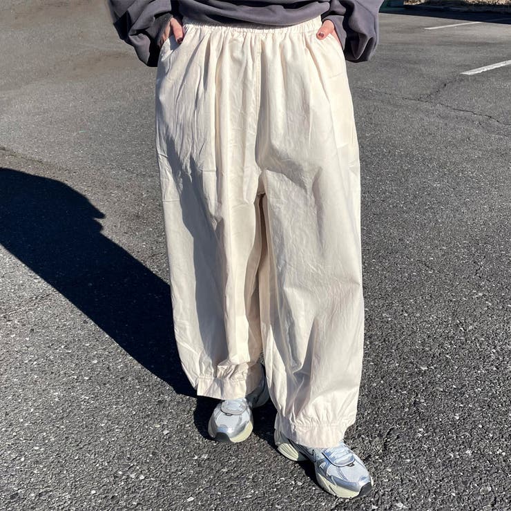 ツイル裾ドロストイージーパンツ | non-hedge  | 詳細画像2 