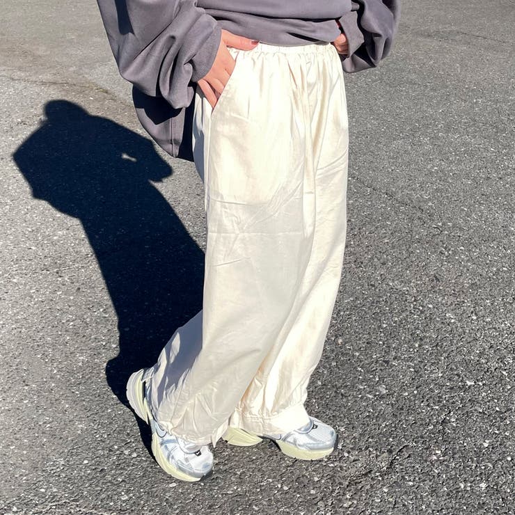 ツイル裾ドロストイージーパンツ | non-hedge  | 詳細画像3 