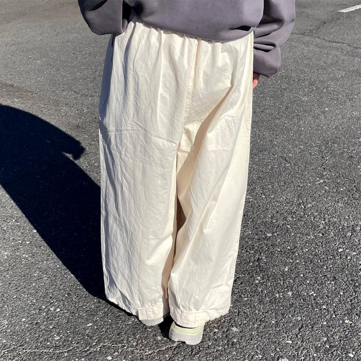 ツイル裾ドロストイージーパンツ | non-hedge  | 詳細画像4 