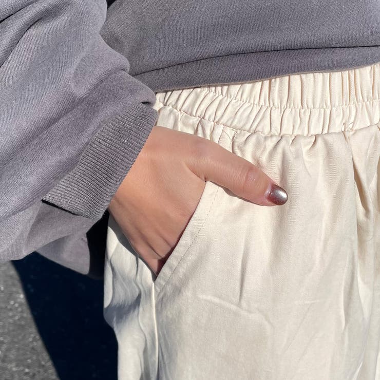 ツイル裾ドロストイージーパンツ | non-hedge  | 詳細画像6 