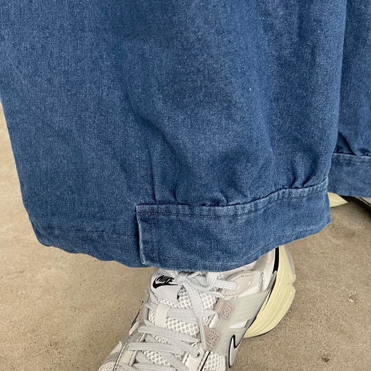 デニム裾ドロストイージーパンツ | non-hedge  | 詳細画像22 