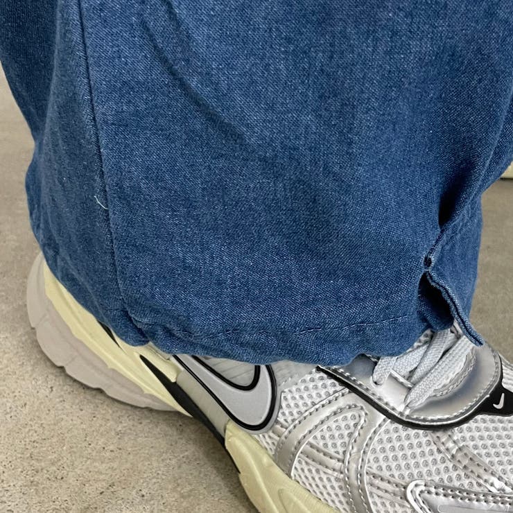 デニム裾ドロストイージーパンツ | non-hedge  | 詳細画像23 