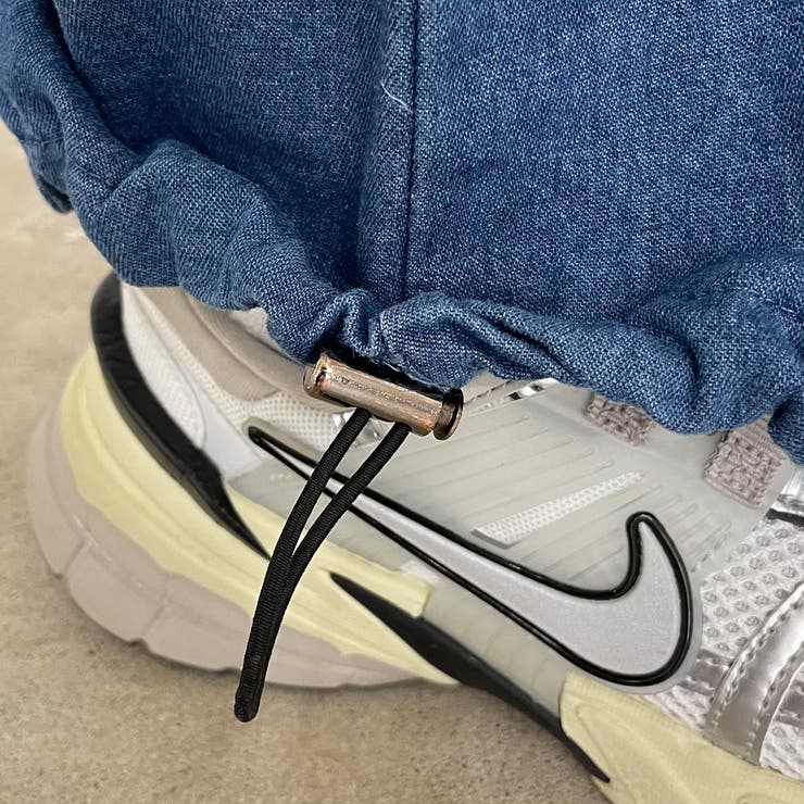 デニム裾ドロストイージーパンツ | non-hedge  | 詳細画像24 