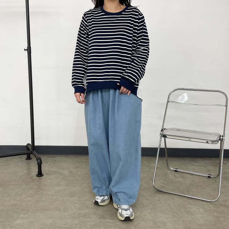 デニム裾ドロストイージーパンツ | non-hedge  | 詳細画像6 