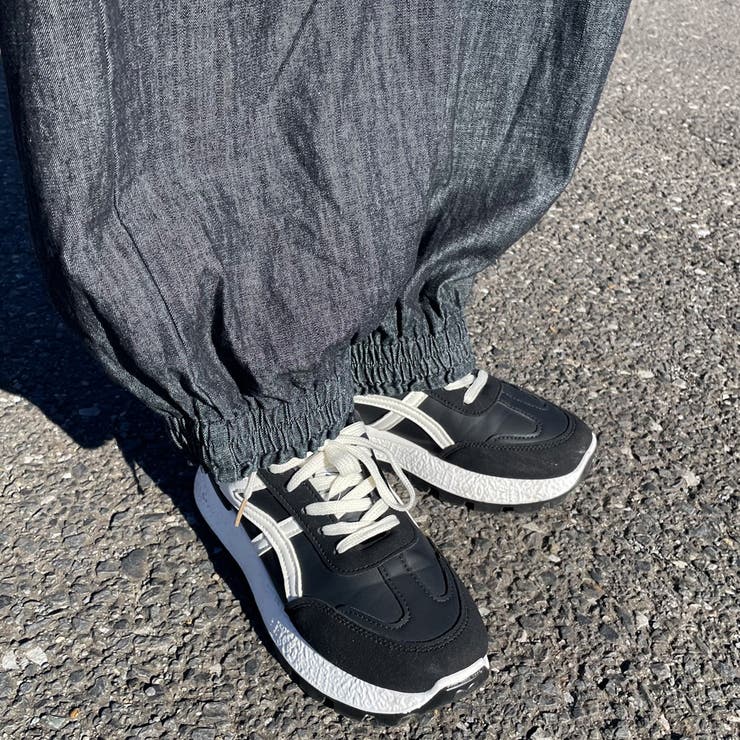 デニム裾スモッキングパンツ | non-hedge  | 詳細画像8 