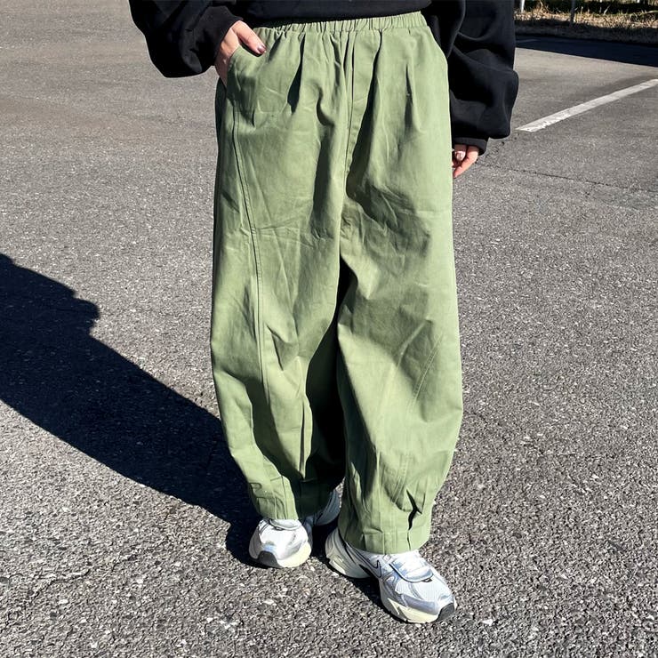 カーキ | 切替カーブパンツ | non-hedge 