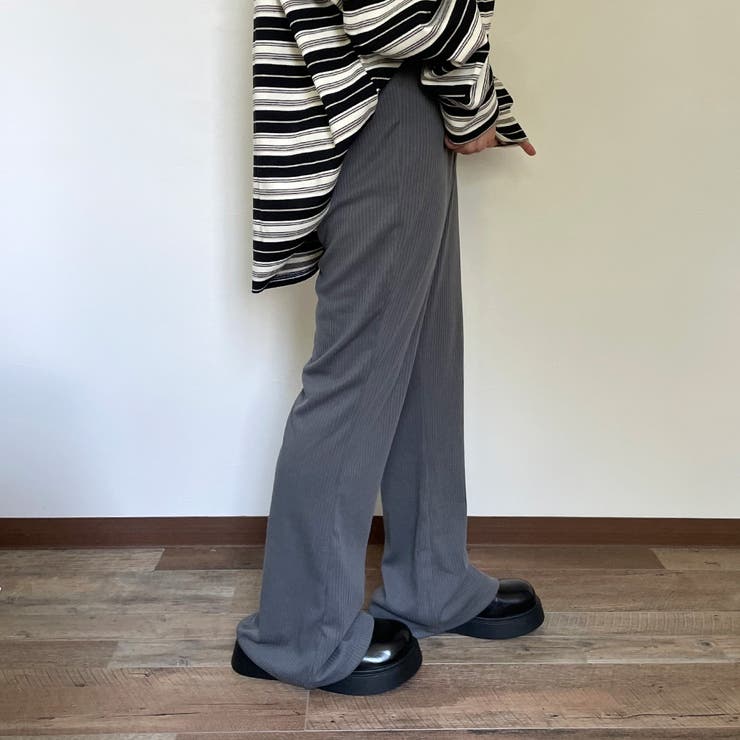 カットリブフレアパンツ | non-hedge  | 詳細画像20 