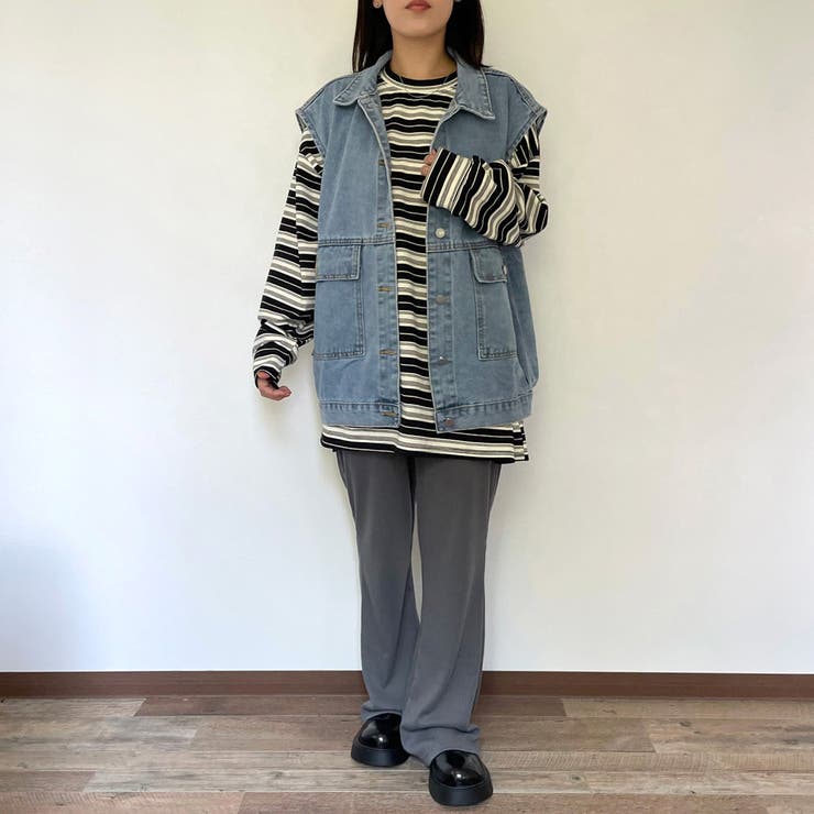 カットリブフレアパンツ | non-hedge  | 詳細画像22 