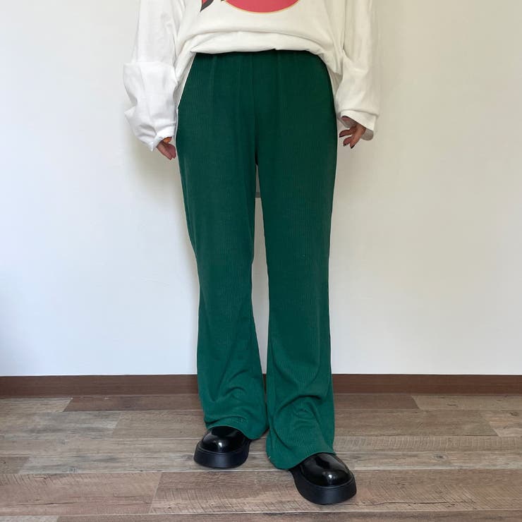 カットリブフレアパンツ | non-hedge  | 詳細画像24 