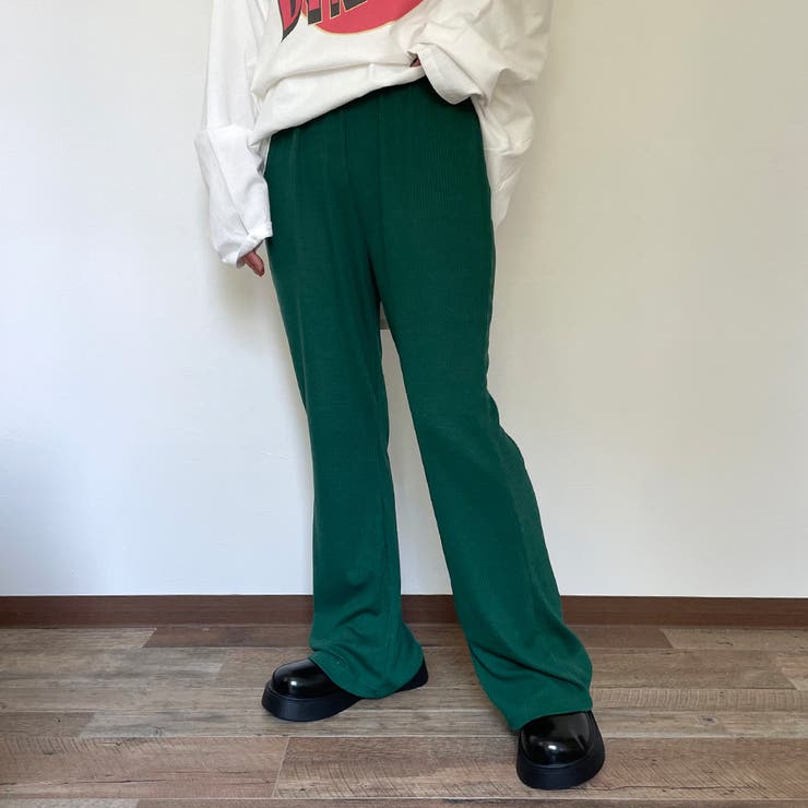 カットリブフレアパンツ | non-hedge  | 詳細画像25 