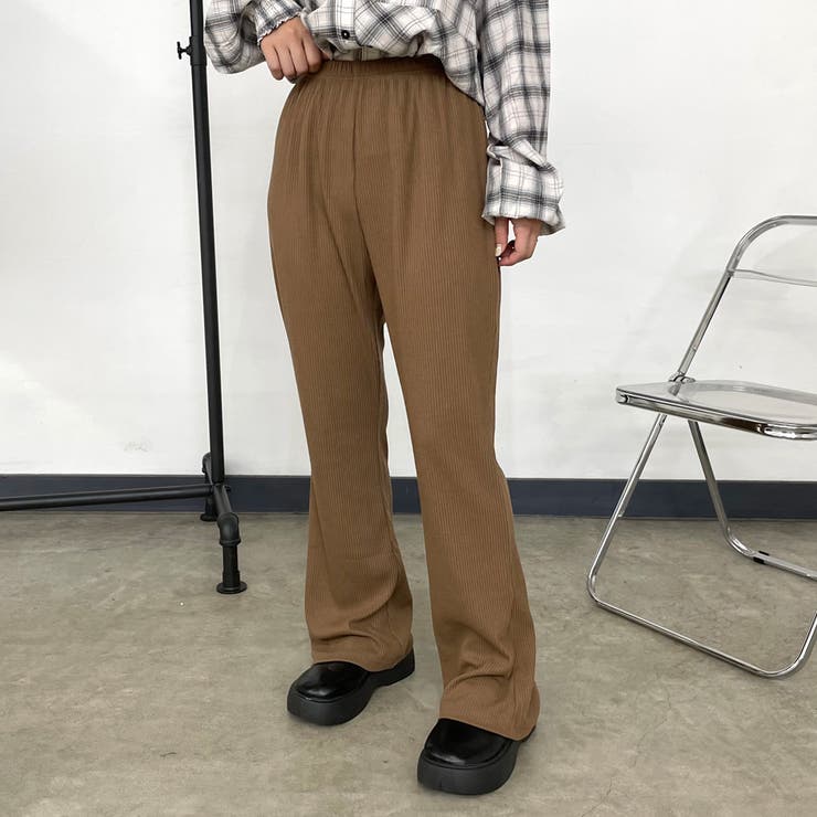 カットリブフレアパンツ | non-hedge  | 詳細画像10 