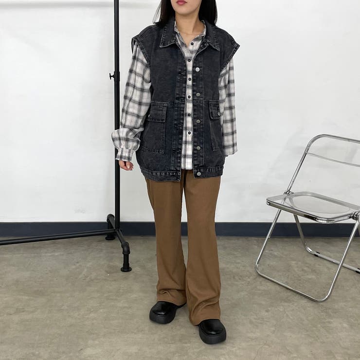 カットリブフレアパンツ | non-hedge  | 詳細画像13 